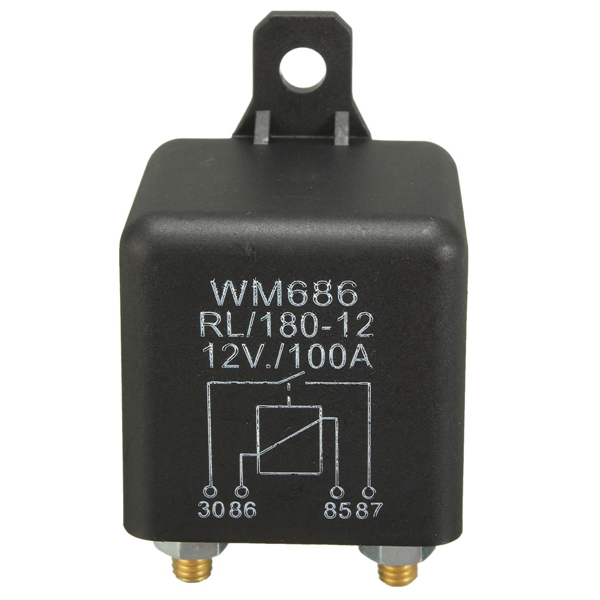 Switch-Split-Charge-Relay-12V-100Amp-4-Pin-Heavy-Duty-ON-OFF-for-Car-Van-Boat-1005057