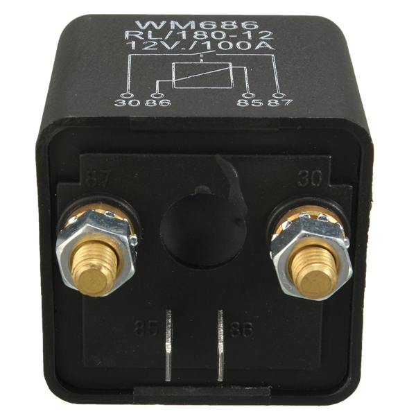 Switch-Split-Charge-Relay-12V-100Amp-4-Pin-Heavy-Duty-ON-OFF-for-Car-Van-Boat-1005057