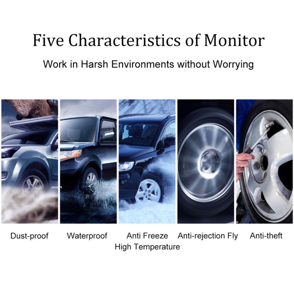 TPMS-Tire-Pressure-Alarm-Car-Solar-External-Sensor-Digital-USB-Auto-LCD-Color-Screen-1626607