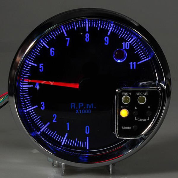 Tachometer-Shift-Light-Alarm-Lamp-8142s-Blue-LED-Lens-87218