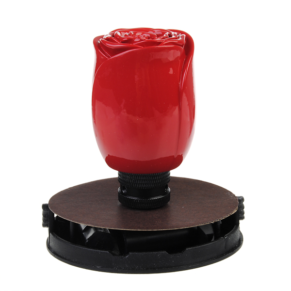 Universal--Red-Rose-Car-Gear-Stick-Shift-Knob-Lever-932583