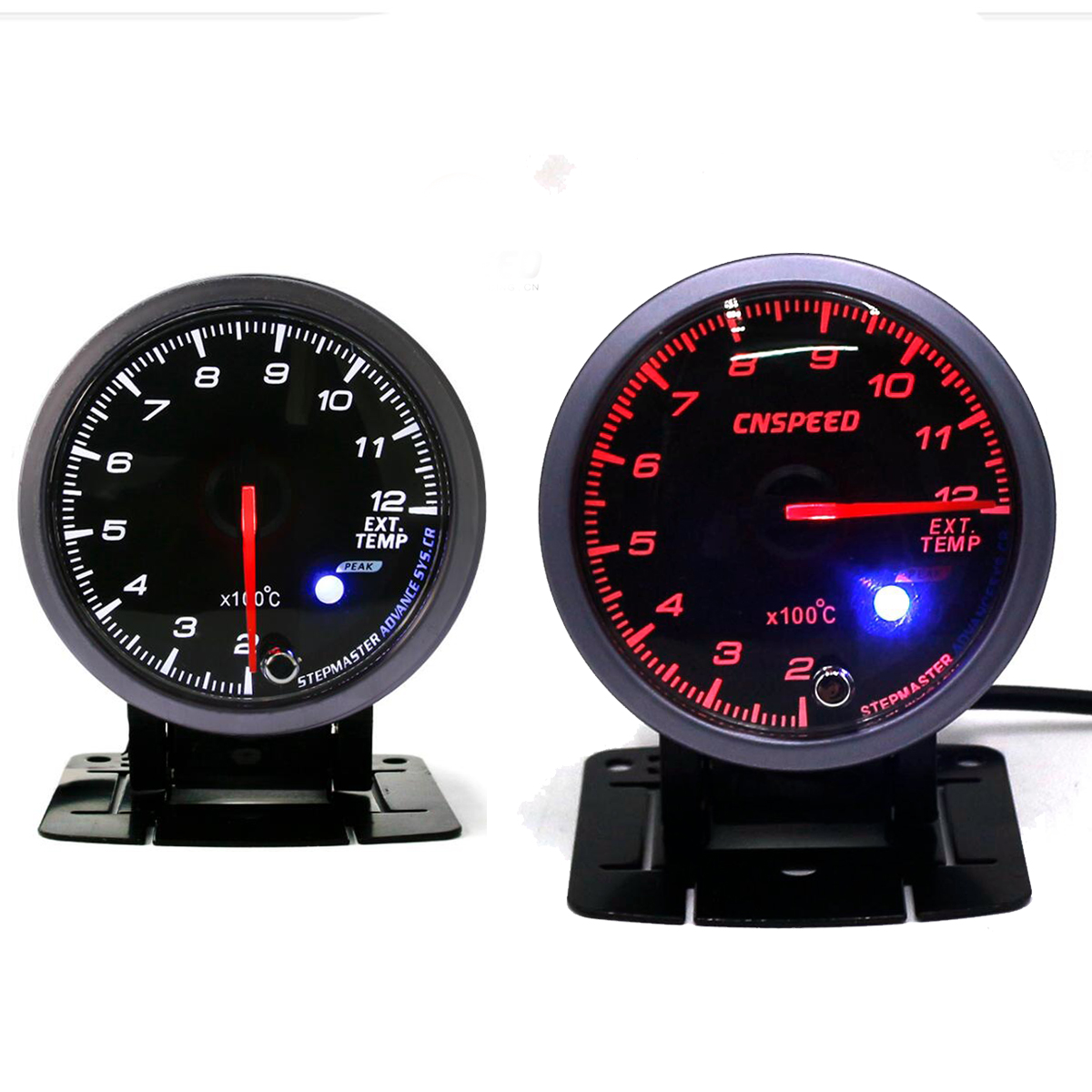 Universal-12V-Car-Auto-25-Inch-60mm-LED-Exhaust-Gas-Gauge-1321333