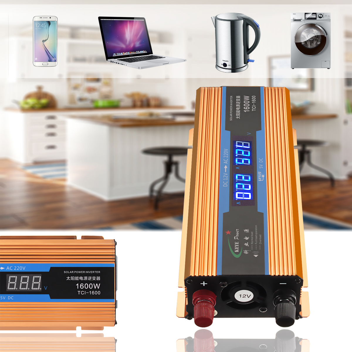 Universal-1600W-LED-Display-DC-12V-To-AC-220V-Solar-Power-Car-Inverter-Converter-1220031