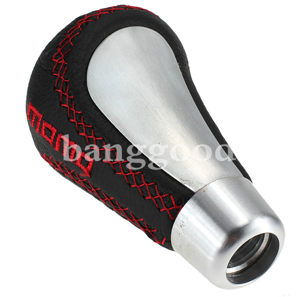 Universal-9cm-Black-Leather-Car-Gear-Shift-Knob-46196