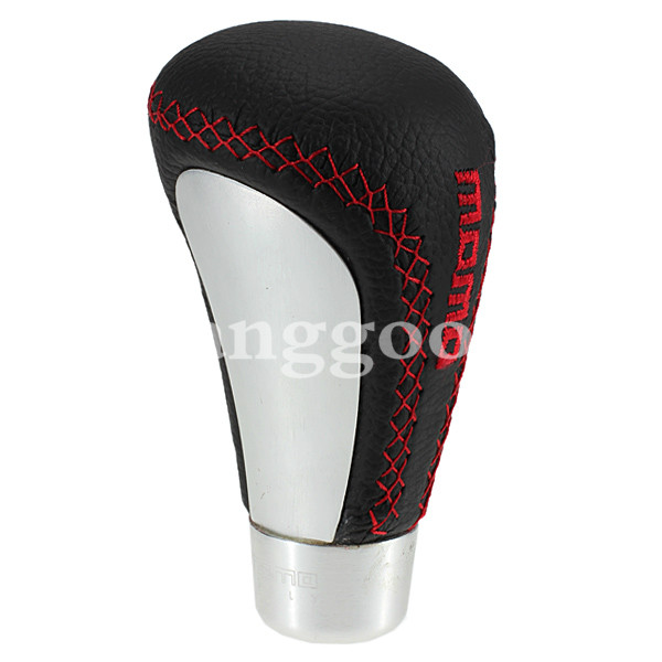 Universal-9cm-Black-Leather-Car-Gear-Shift-Knob-46196