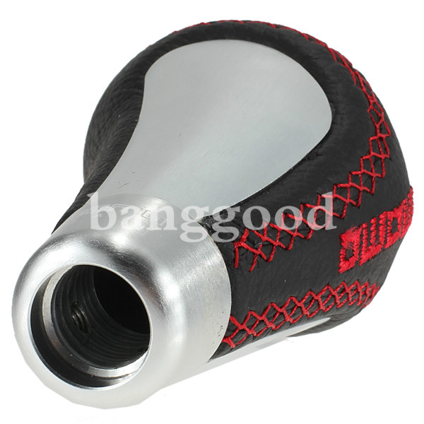 Universal-9cm-Black-Leather-Car-Gear-Shift-Knob-46196