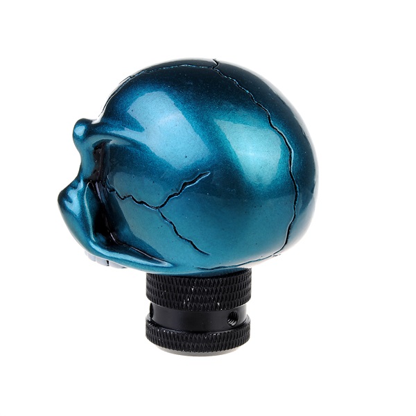 Universal-Car-Chrome-Skull-Gear-Stick-Shift-Knob-Lever-932584