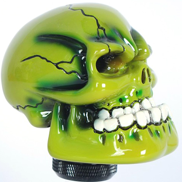 Universal-Car-Chrome-Skull-Gear-Stick-Shift-Knob-Lever-932586