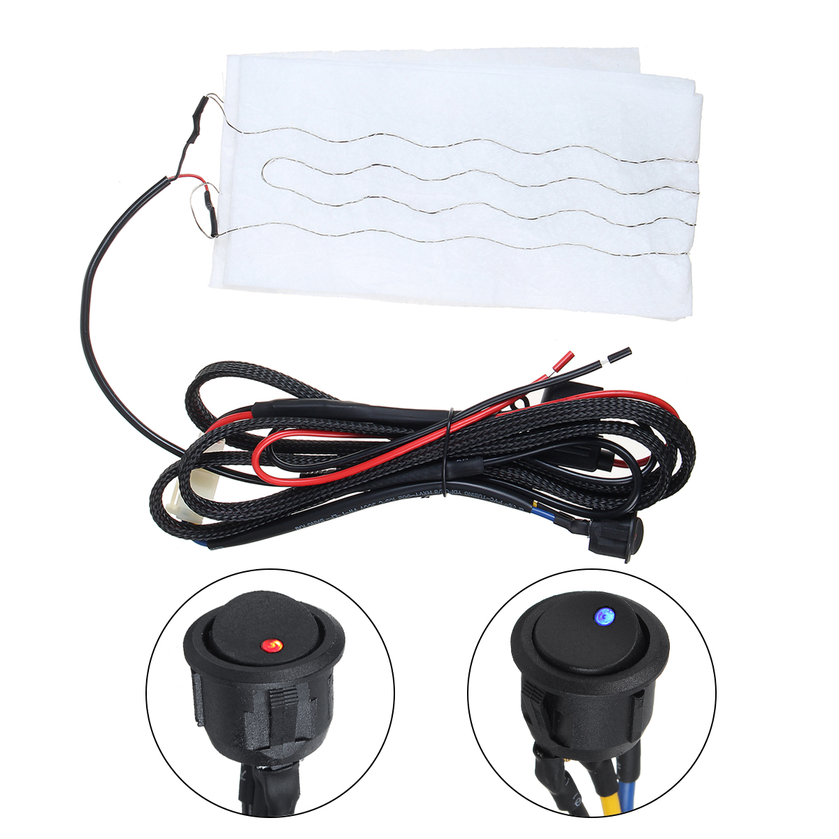 Universal-Car-Front-Flocking-Cloth-Steering-Wheel-Heater-Kits-56cm-x-9cm-1629180