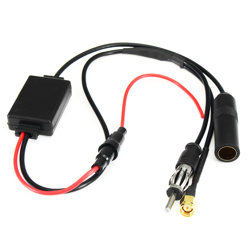 Universal-FM-AM-Car-Antenna-Aerial-Splitter-Cable-Digital-Radio-Amplifier-Signal-Reception-1287562