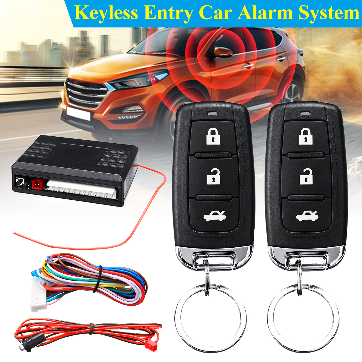 Universal-Vehicle-Central-Locking-Kit--Car-Alarm-System-with-Immobiliser-Shock-Sensor-1458168