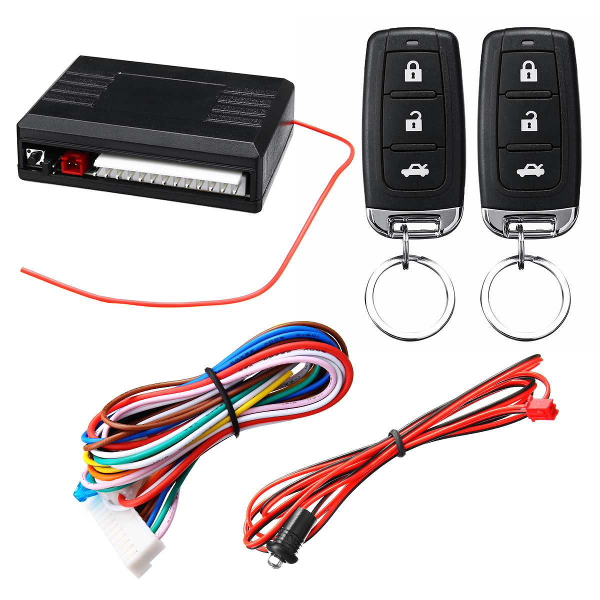 Universal-Vehicle-Central-Locking-Kit--Car-Alarm-System-with-Immobiliser-Shock-Sensor-1458168