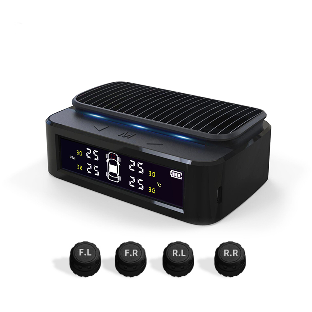 YOELBAER-Solar-LED-Power-Car-Auto-Wireless-TPMS-Tire-Pressure-Monitor-System-1368369
