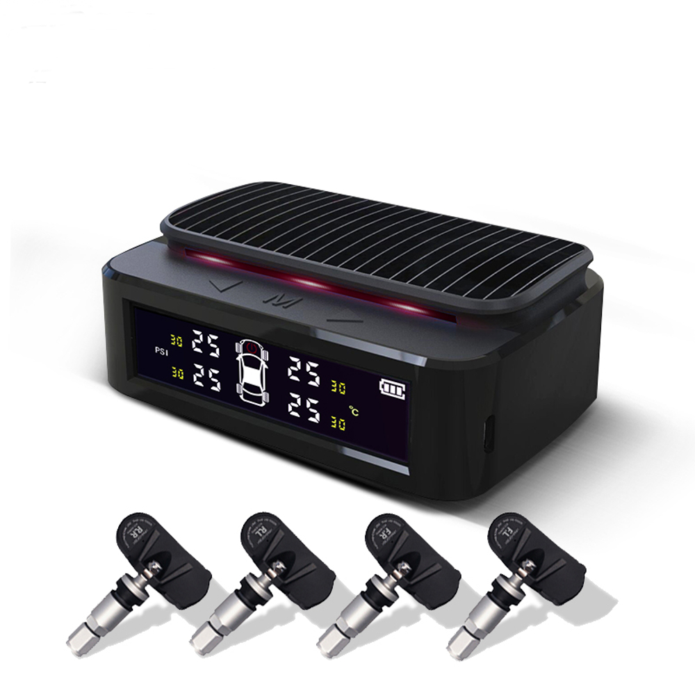YOELBAER-Solar-LED-Power-Car-Auto-Wireless-TPMS-Tire-Pressure-Monitor-System-1368369