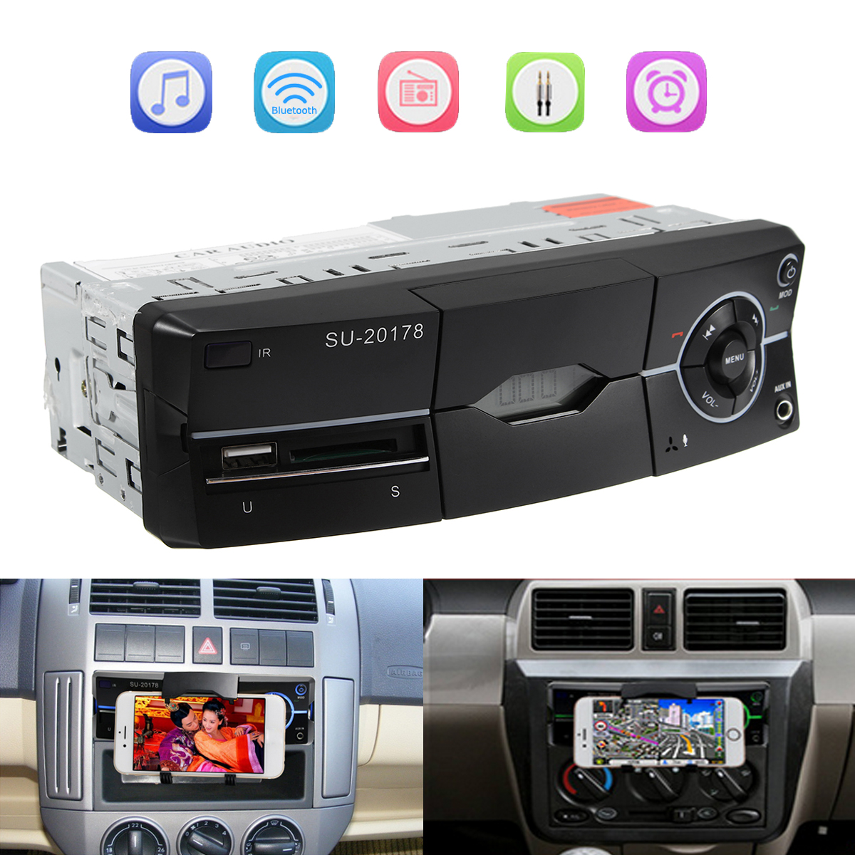 bluetooth-Car-Stereo-FM-Radio-SDUSBAUX-RC-MP3-Player-1206834
