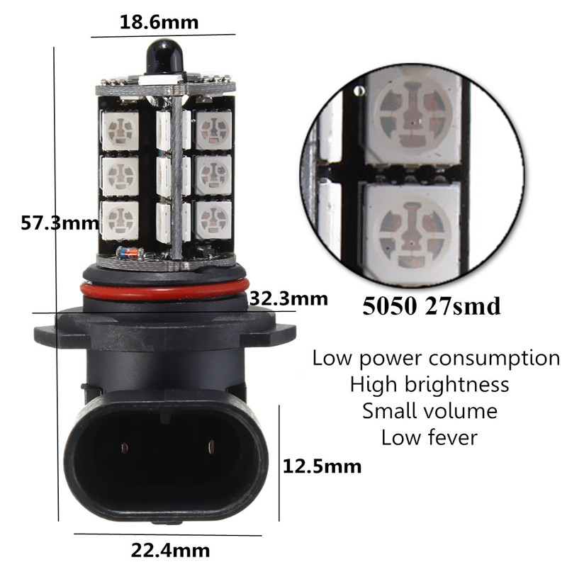 2-Pcs-Car-LED-Fog-Lights-H7-H11-9005-9006-RGBW-Multi-Color-5050-27-SMD-Decoration-Lamps-With-Remote--1543911