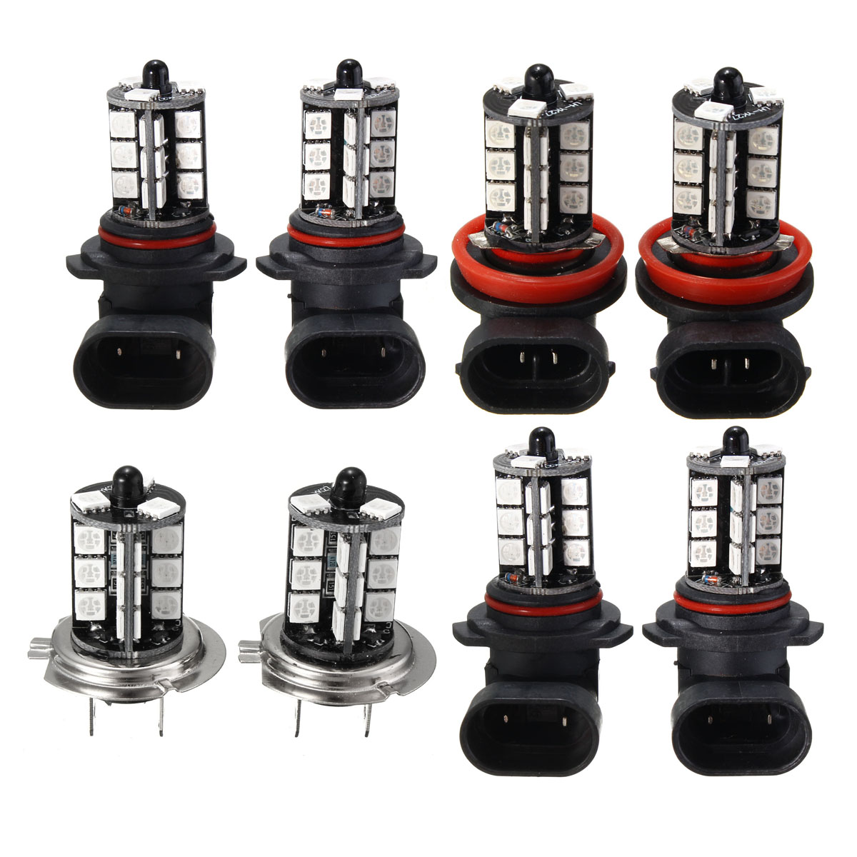 2-Pcs-Car-LED-Fog-Lights-H7-H11-9005-9006-RGBW-Multi-Color-5050-27-SMD-Decoration-Lamps-With-Remote--1543911