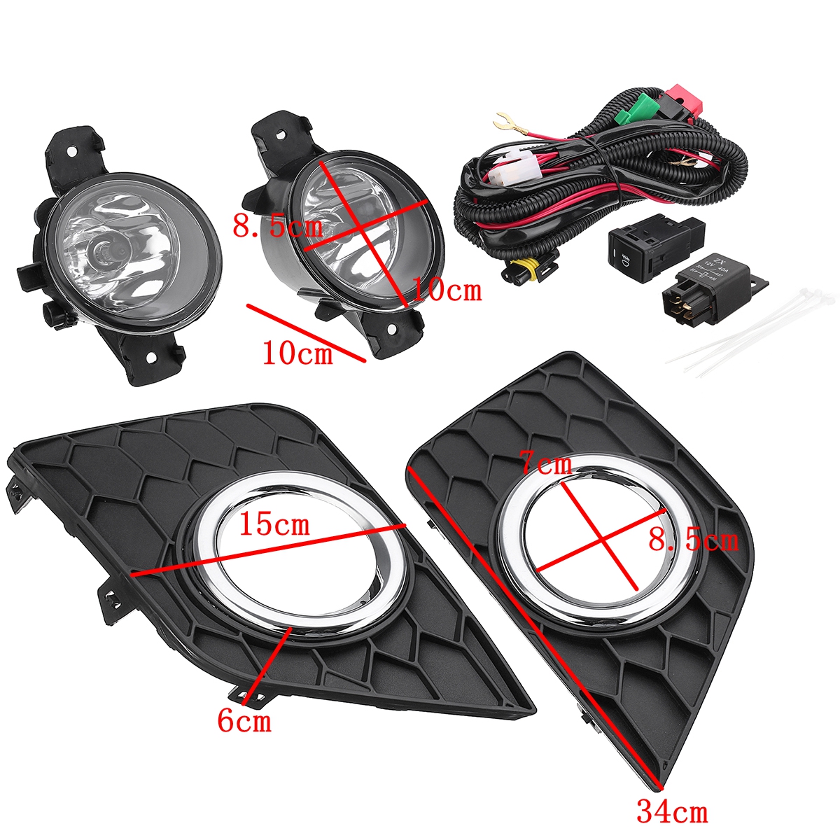 2Pcs-Car-Front-Bumper-Fog-Light-LampGrilles-with-Harness-For-Nissan-Sentra-2017-2019-1679406