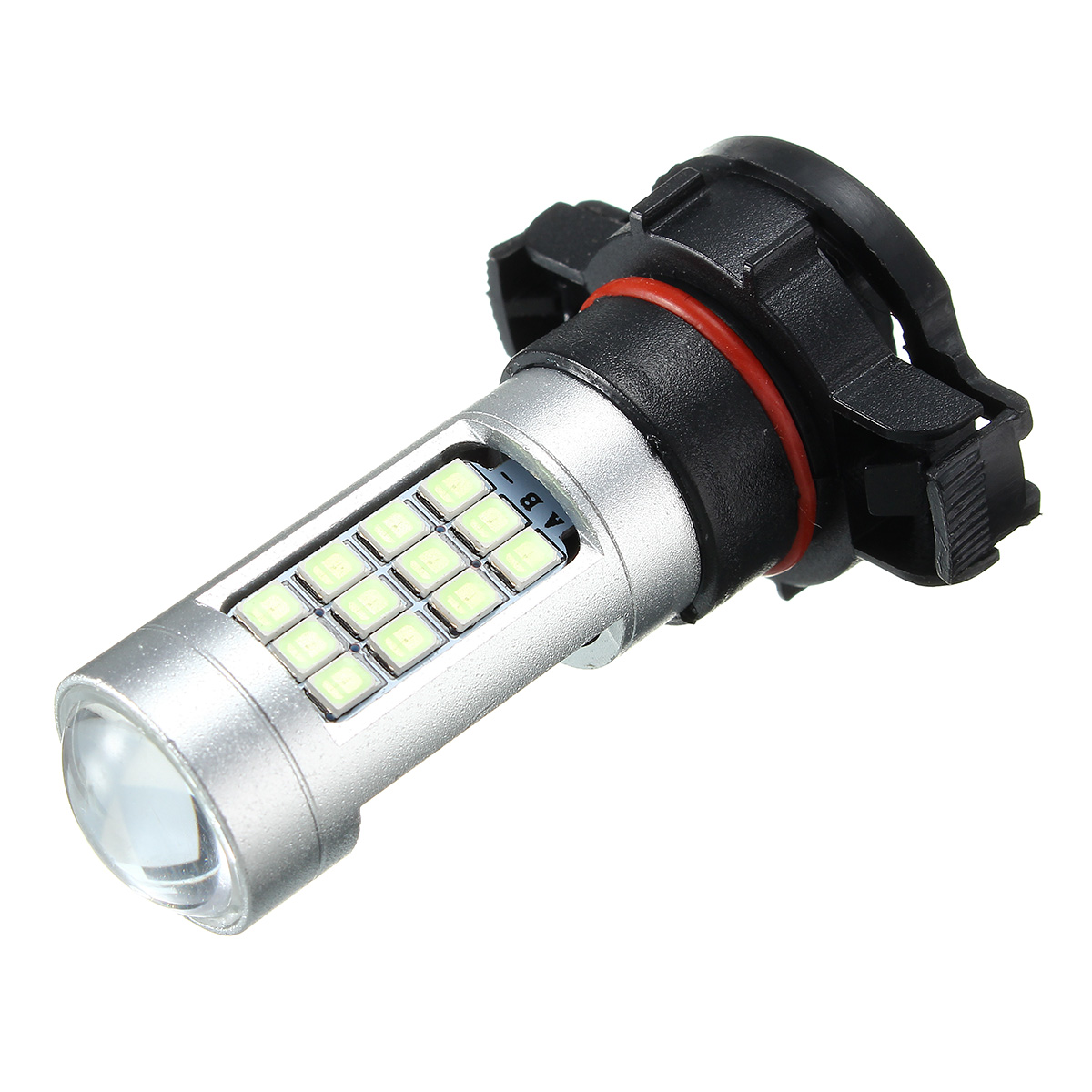 5202-2835-2323-H16-24W-750LM-BlueWhite-42-SMD-LED-Car-Fog-Lights-Bulb-with-Lens-1136473
