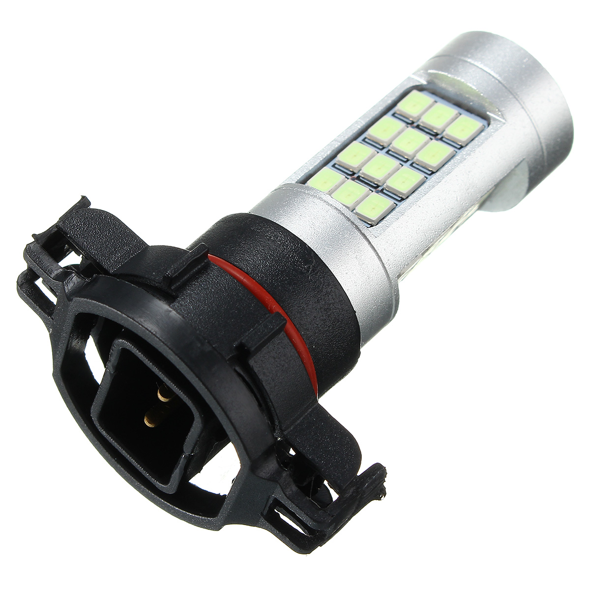 5202-2835-2323-H16-24W-750LM-BlueWhite-42-SMD-LED-Car-Fog-Lights-Bulb-with-Lens-1136473