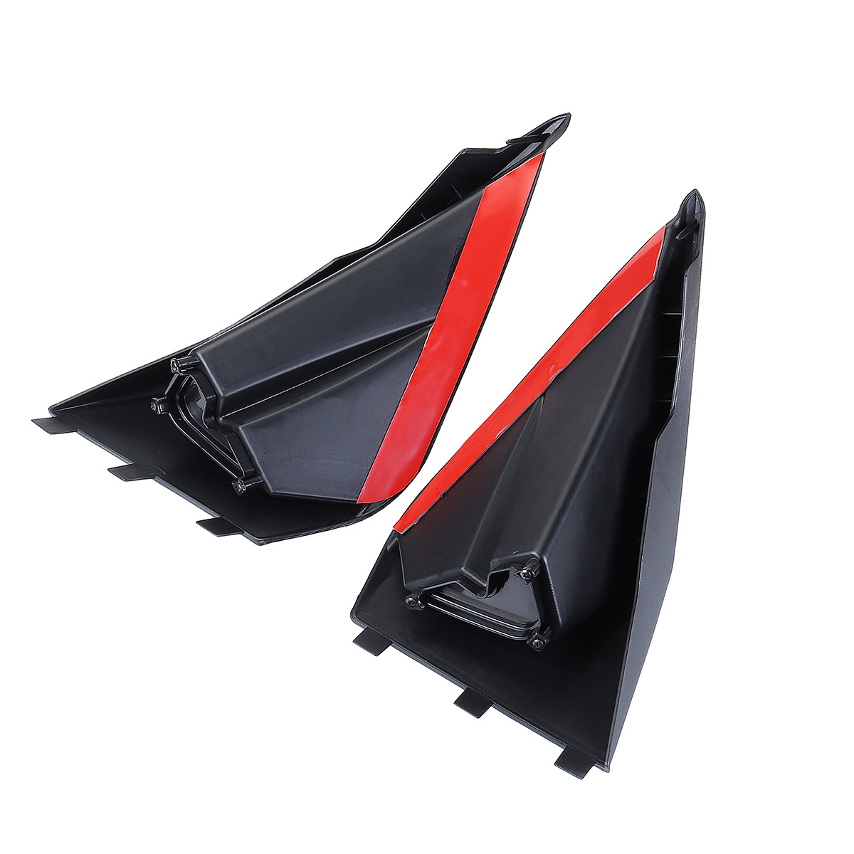 Black-Front-Bumper-Three-dimensional-Air-Intake-Trim-Panel-Fog-Light-Decorative-Plates-For-Ford-Must-1713044