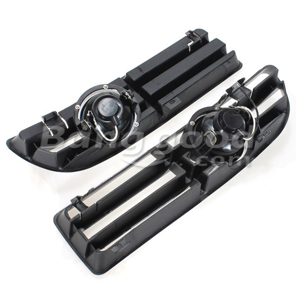 Bumper-Grille-Grill-Driving-Fog-Lamp-Lights-for-VW-JETTA-BORA-MK4-61017