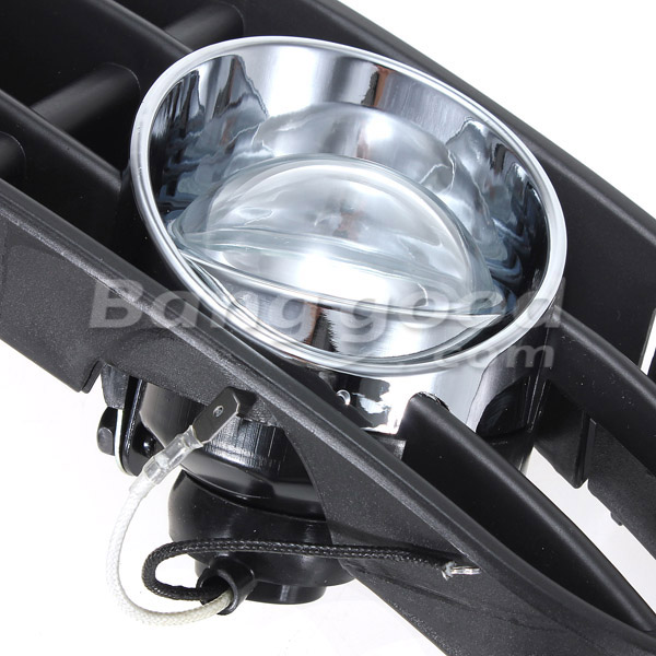 Bumper-Grille-Grill-Driving-Fog-Lamp-Lights-for-VW-JETTA-BORA-MK4-61017