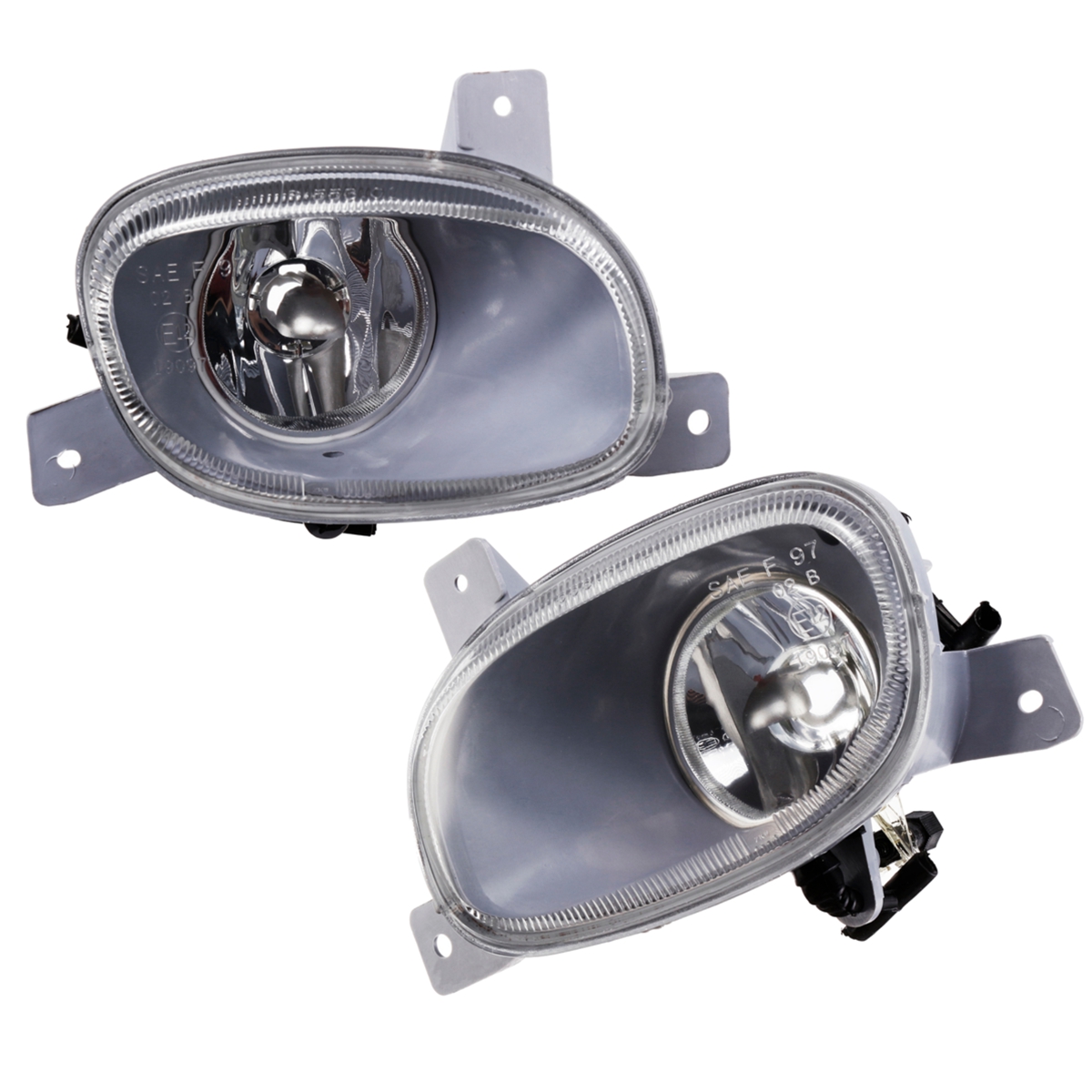 Car-Front-Bumper-Fog-Lights-Clear-Lens-with-No-Bulbs-Pair-for-Volvo-S80-1999-2006-1424049