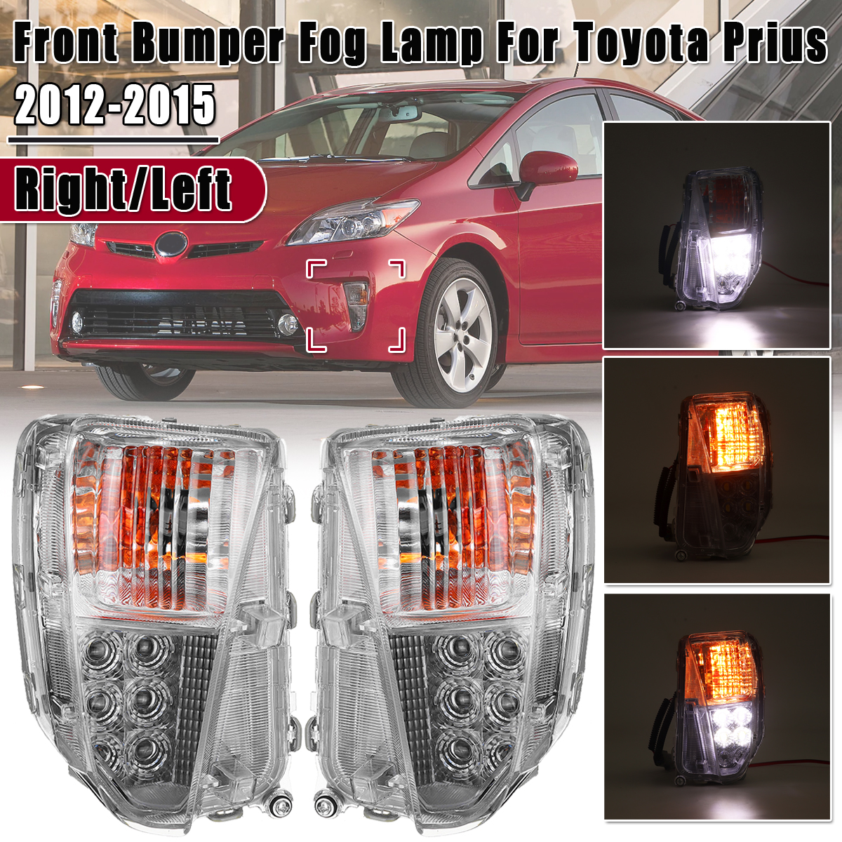 Car-Front-Bumper-LED-Fog-Lamp-DRL-Light-Day-Running-Lamp-LeftRight-For-Toyota-Prius-12-15-1661603