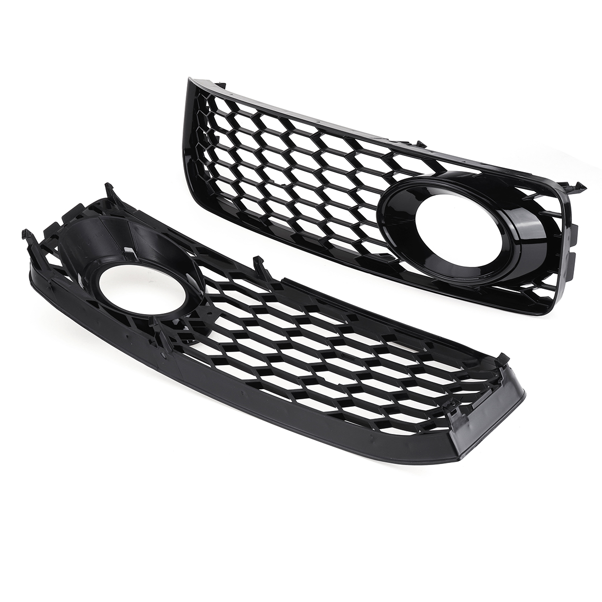 Front-Fog-Light-Lamp-Cover-Grille-Grill-Honeycomb-Hex-Black-For-Audi-A5-S-Line-S5-B8-RS5-2008-2012-1695684