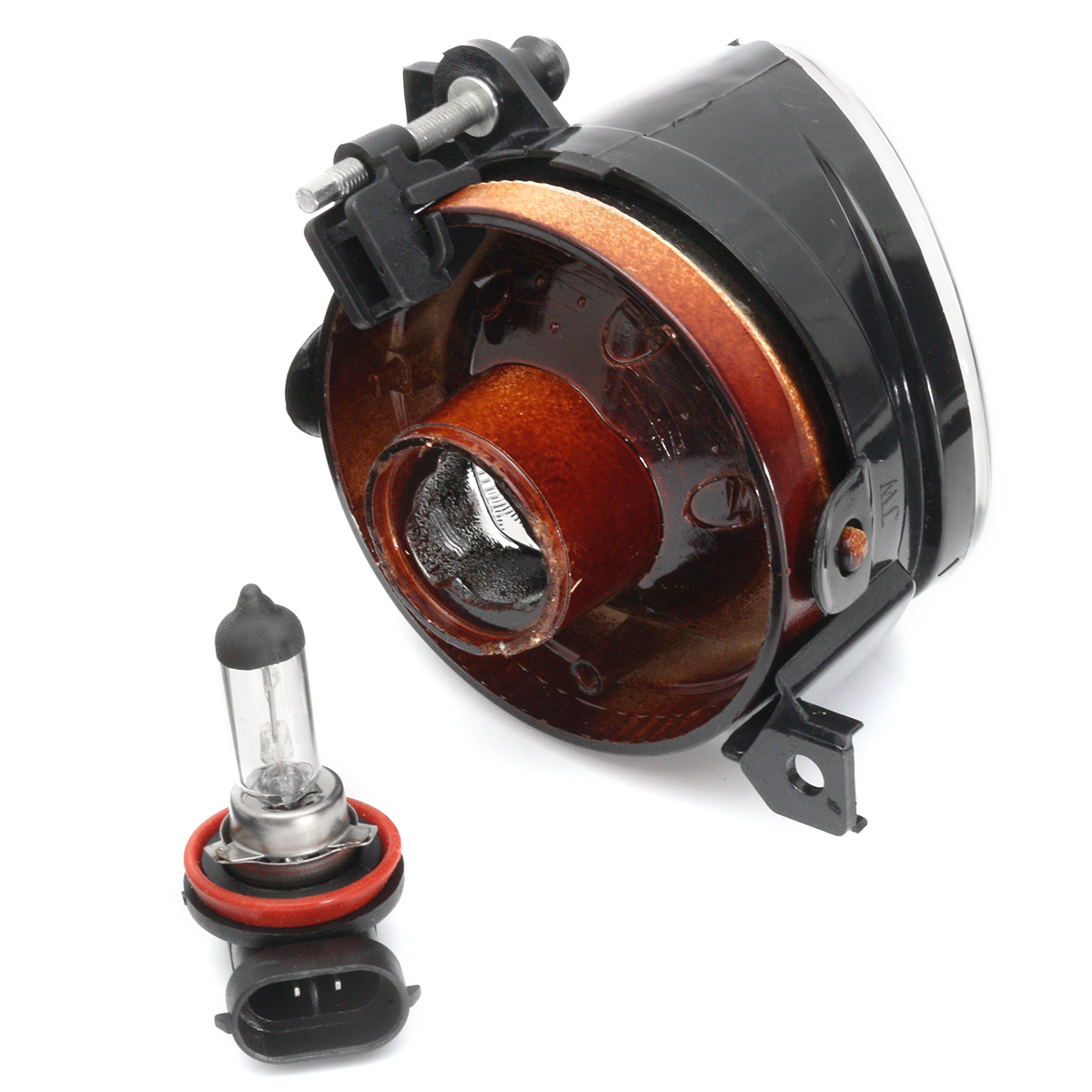 Front-Fog-Lights-Lamp-Clear-Glass-Lens-with-Bumper-Lower-Grille-Cover--H11-Halogen-Bulbs-Pair-For-VW-1725508