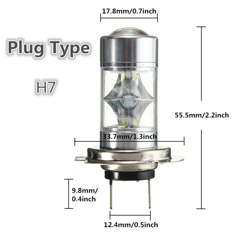 H7-2835SMD-12LED-60W-Car-Fog-Light-White-Ice-Blue-Yellow-1051727
