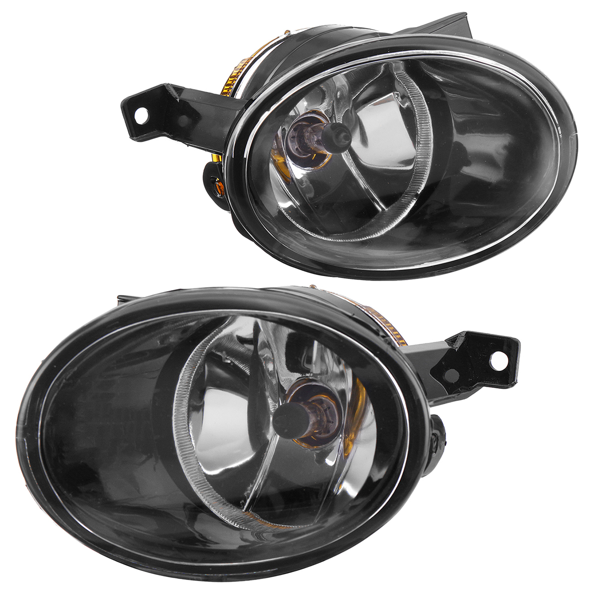 Pair-Car-Front-Bumper-Fog-Lights-Lamp-with-Grilles-Harness-Amber-for-VW-Jetta-MK6-2011-2014-1381933
