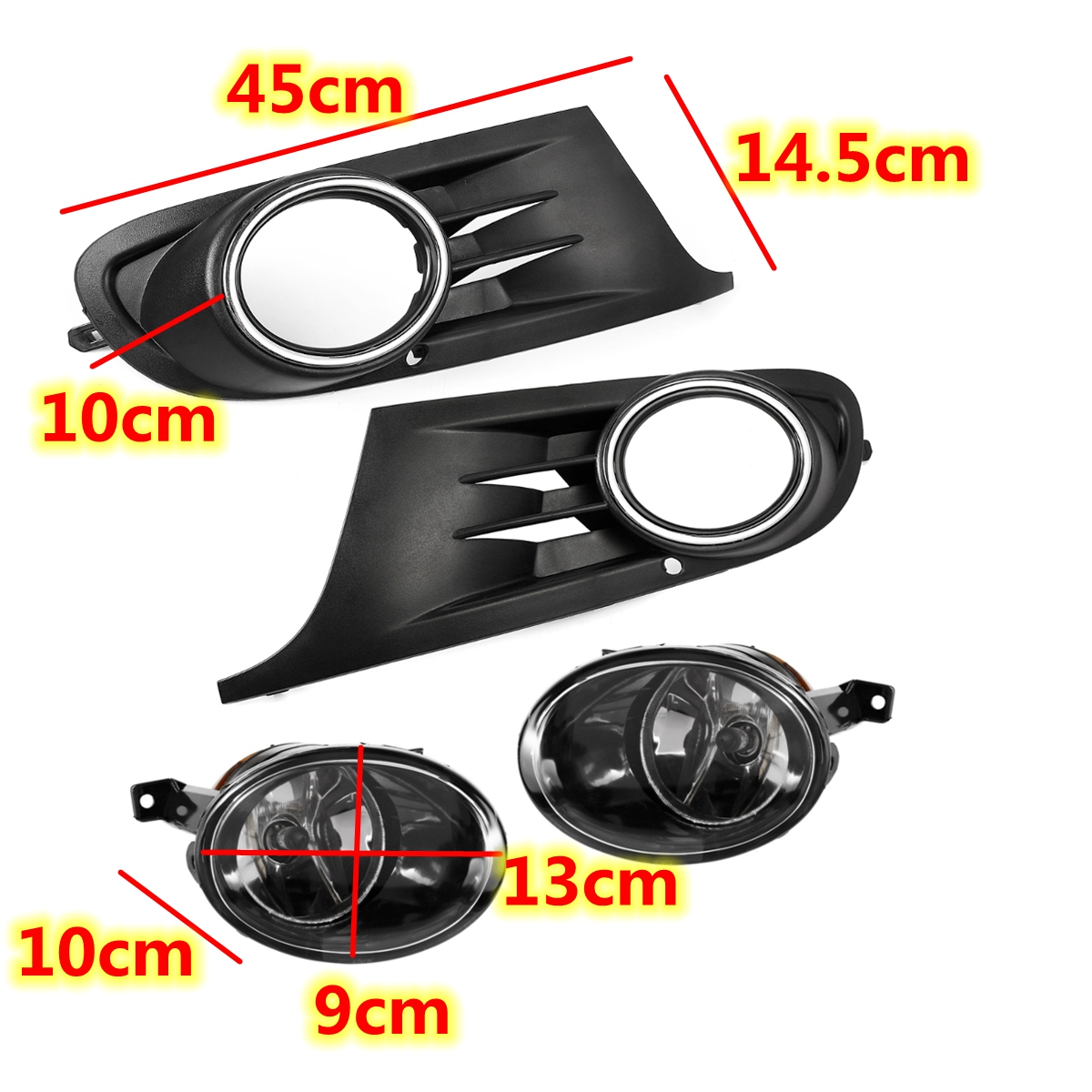 Pair-Car-Front-Bumper-Grill-Fog-Lights-Lamp-with-Bulbs-Amber-for-VW-Jetta-Sportwagen-Golf-MK6-09-14-1381881