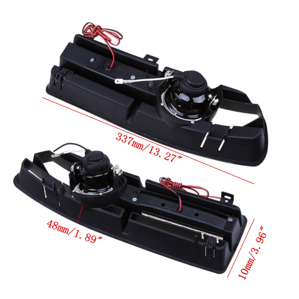 Pair-Front-Lower-Bumper-Fog-Light-Cover-Grille-wLED-DRL-for-VW-Bora-Jetta-MK4-1999-2007-1364744