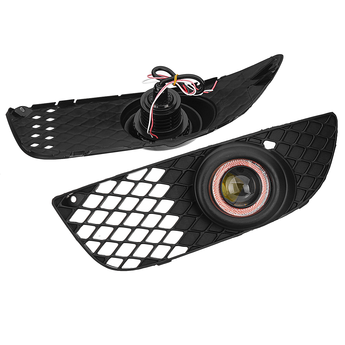 Pair-H11-40A-55W-Car-Clear-Lens-Halo-Ring-Fog-Lights-Lamps-for-Mitsubishi-Lancer-2008-2014-1328794