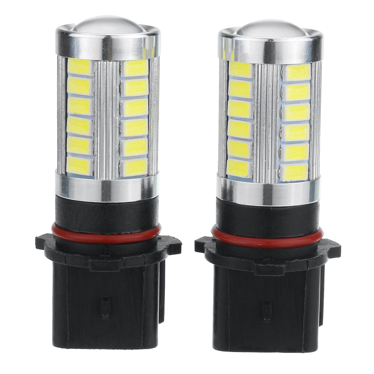 Pair-P13W-White-6000K-500LM-33LEDs-Car-Fog-Lights-Daytime-Running-Lights-Bulbs-Error-Free-1270067