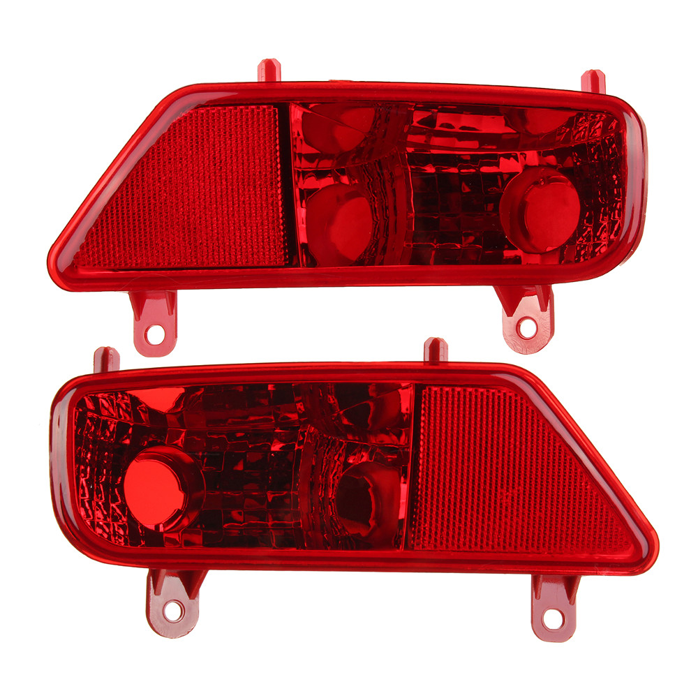 Pair-Rear-Bumper-Fog-Light-Lamp-Cover-Red-Left-Right-for-PEUGEOT-3008-2009-2015-1397546