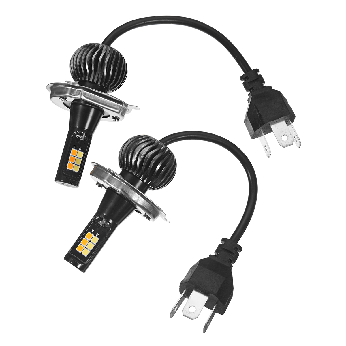 Pair-X5-30W-2400LM-Car-LED-Fog-Lights-Bulbs-Motor-Headlights-H1-H3-H4-H7-H8H11-90059006-Dual-Color-1312948