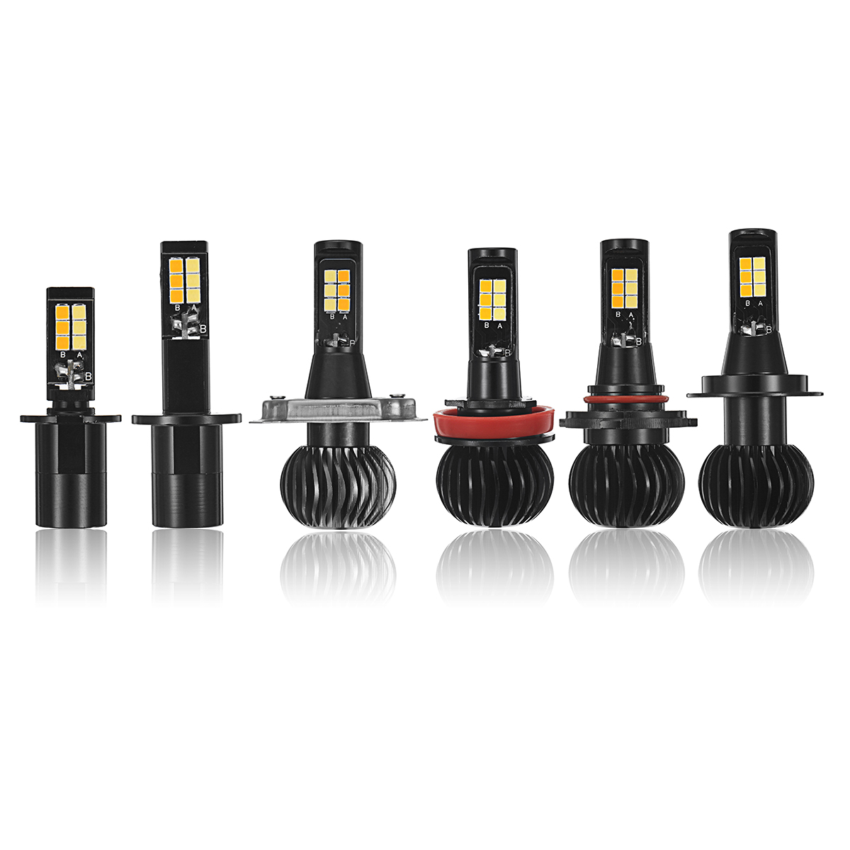 Pair-X5-30W-2400LM-Car-LED-Fog-Lights-Bulbs-Motor-Headlights-H1-H3-H4-H7-H8H11-90059006-Dual-Color-1312948