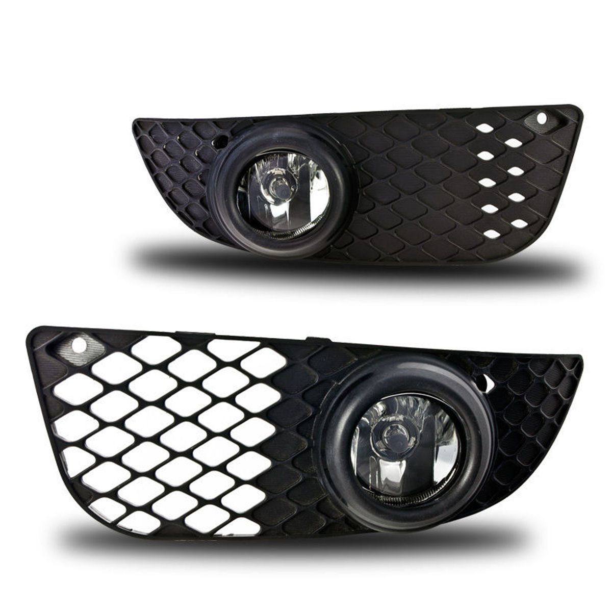 Pumper-Grille-Cover-TrimFog-LightsHook-up-Wire-Switch-Kit-for-Mitsubish-Lancer-08-14-1046537