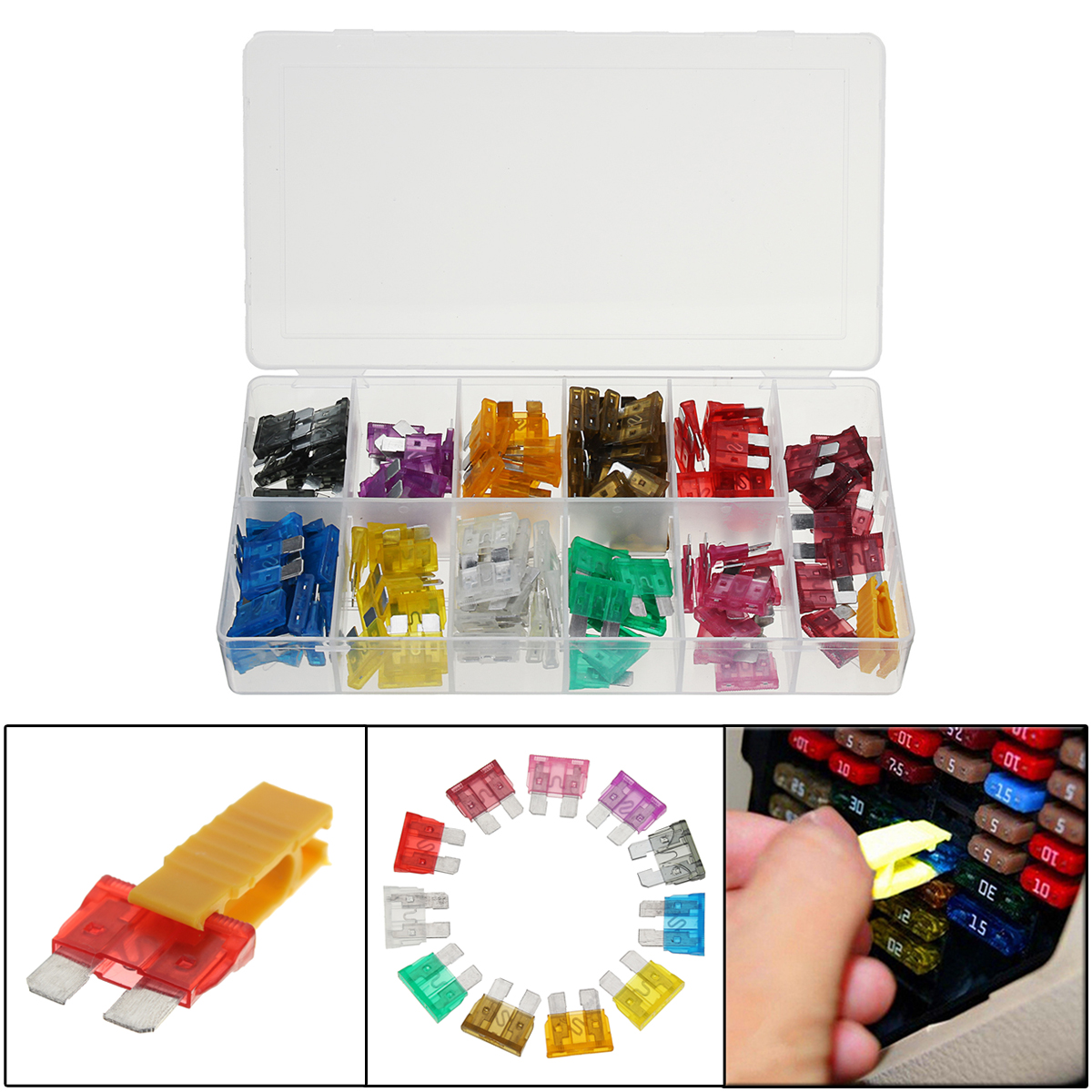 140pcs-ATO--APR--ATC-Standard-Blade-Fuse-Kit-Assortment-Auto-Car-Truck-2-40Amp-1293446