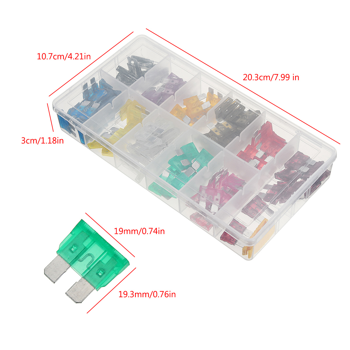 140pcs-ATO--APR--ATC-Standard-Blade-Fuse-Kit-Assortment-Auto-Car-Truck-2-40Amp-1293446