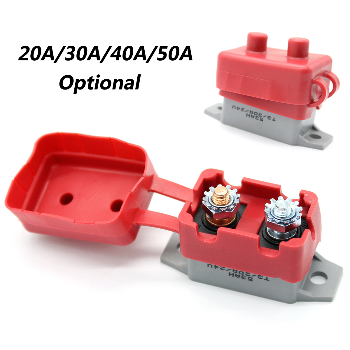 30A-AMP-12V-Circuit-Breaker--Cover-Dual-Battery-Fuse-Automatic-Auto-Reset-C0090-1286632