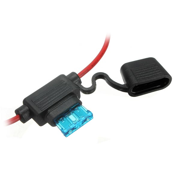 5x-Waterproof-Car-Auto-15Amp-In-Line-Blade-Fuse-Holder-Fuses-916112