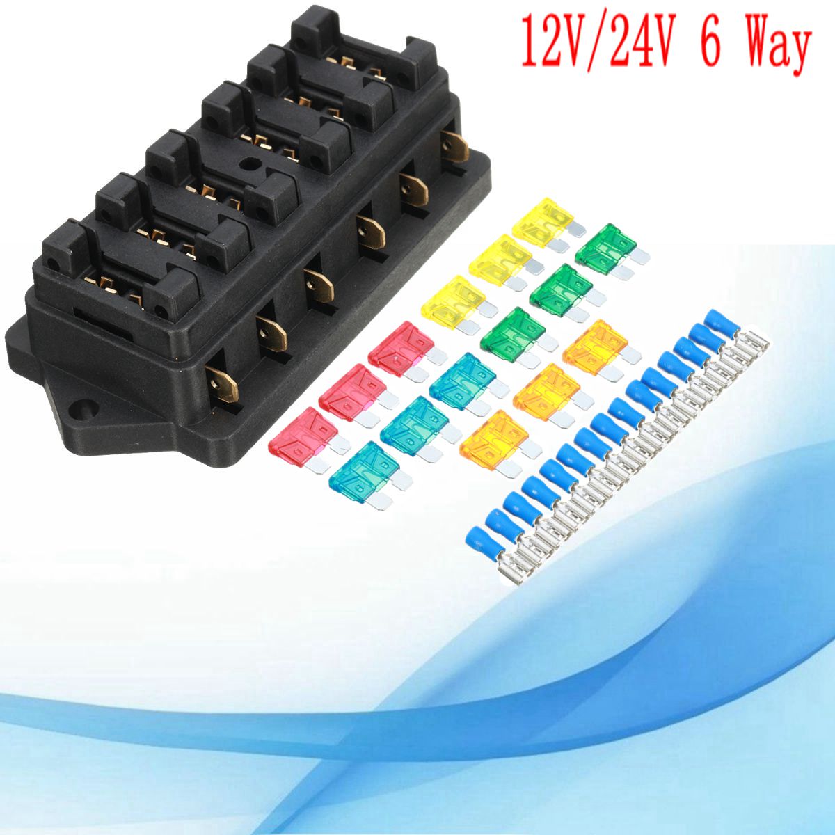 6-Way-Blade-Fuse-Box-Holder-12V-24V-With-Fuses-For-Car-RV-1707556