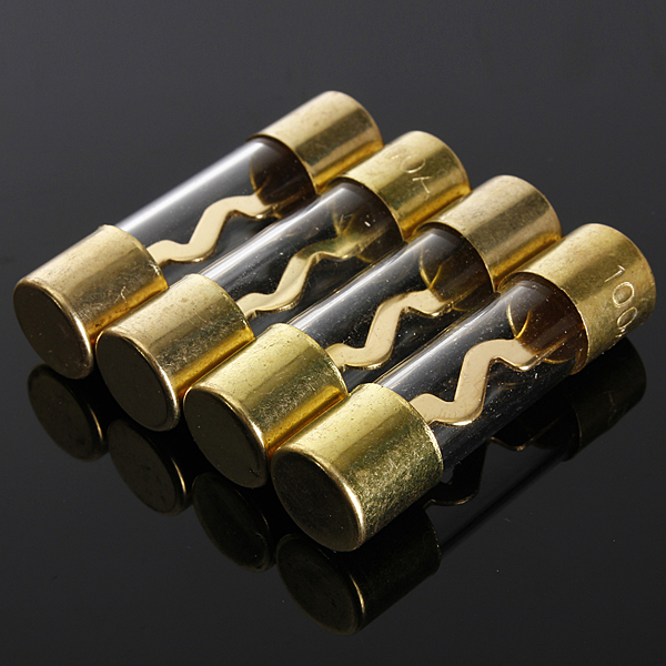 Car-Audio-Refit-AGU-Fuse-Holder-48-Gauge-Wire-With-4pcs-100-AMP-Fuse-936325
