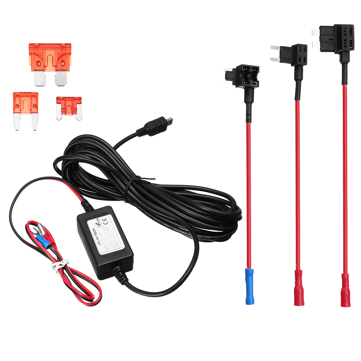 Car-Hard-Wire-Dash-Car-Camera-Kit-For-Nextbase-Medium-Small-Min-Fuse-Holder-1383627