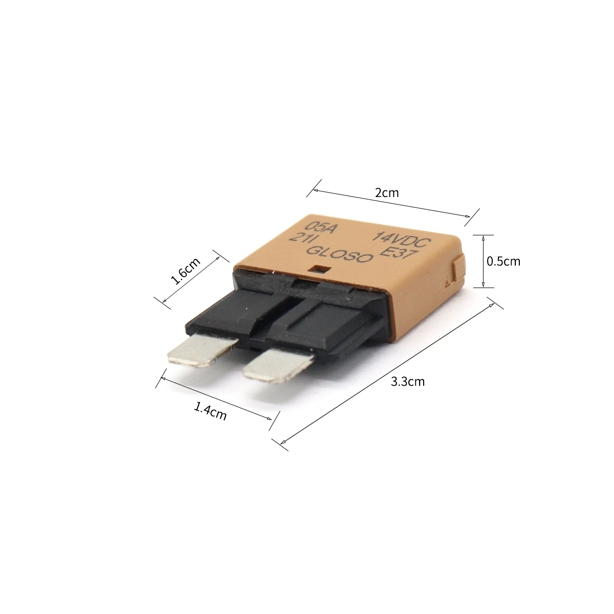 DC-28V-5-30A-Reettable-Circuit-Breaker-Fuse-Reset-Blade-for-Marine-Automotive-1321294