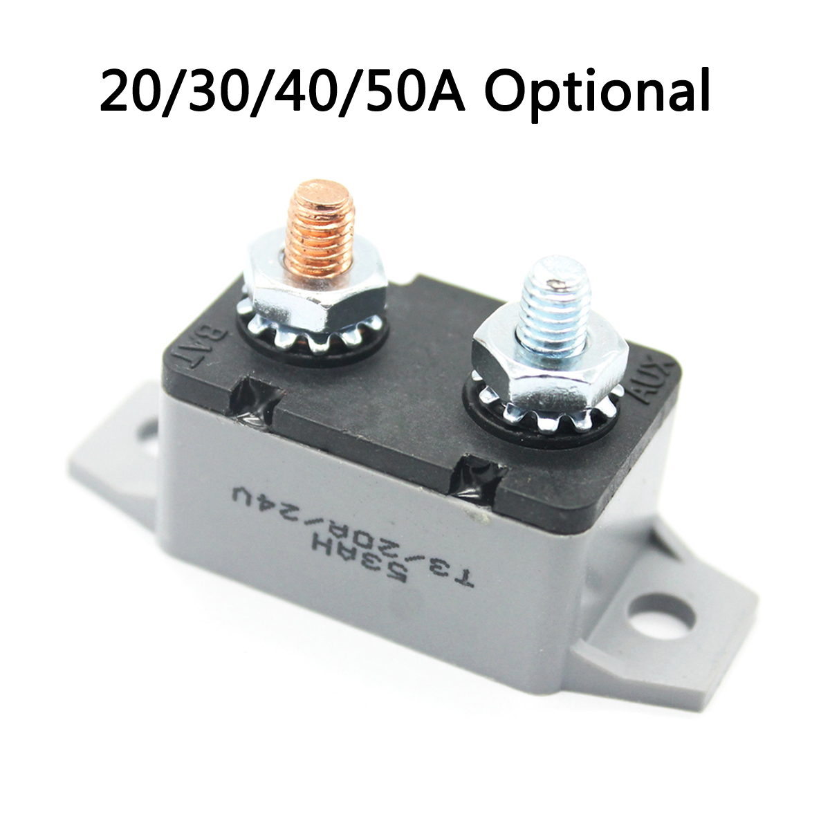 Manual-Reset-Circuit-Breaker-20-30-40-50-AMP-Stud-Bolt-Type-Dual-Battery-Fuse-14-28V-For-Car-Boat-Tr-1741628